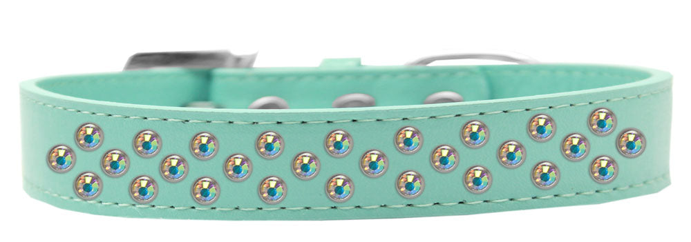 Dog, Puppy & Pet Fashion Collar, "Aurora Borealis Crystal Rimsets Sprinkles"