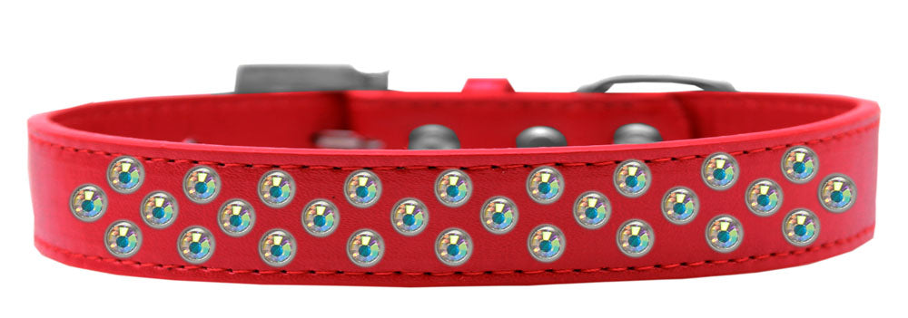 Dog, Puppy & Pet Fashion Collar, "Aurora Borealis Crystal Rimsets Sprinkles"