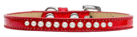 Dog, Puppy and Pet Ice Cream Collar, "One Row Pearl" - DOGGO'S KING