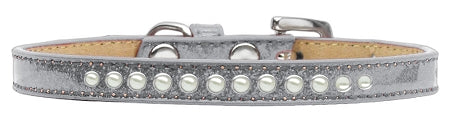 Dog, Puppy and Pet Ice Cream Collar, "One Row Pearl" - DOGGO'S KING