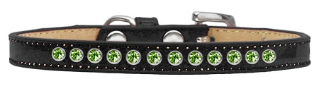 Dog, Puppy and Pet Ice Cream Collar, "Lime Green Crystal Rimsets" - DOGGO'S KING