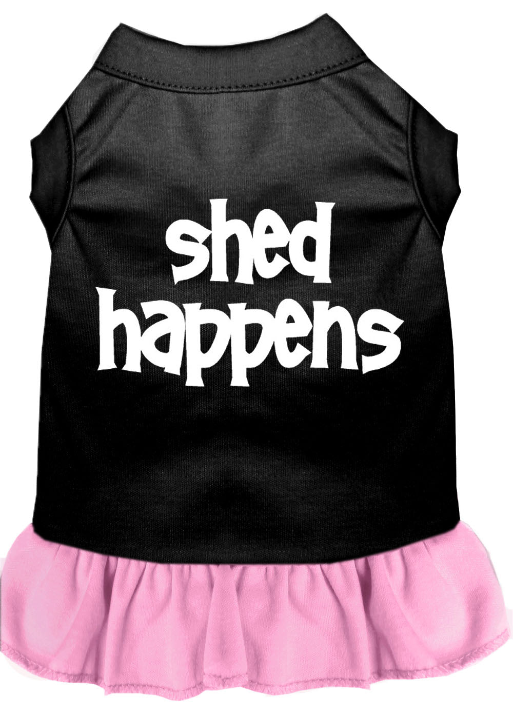 Dog Dress, Pet Dog & Cat Dress Screen Printed, "Shed Happens" - DOGGO'S KING