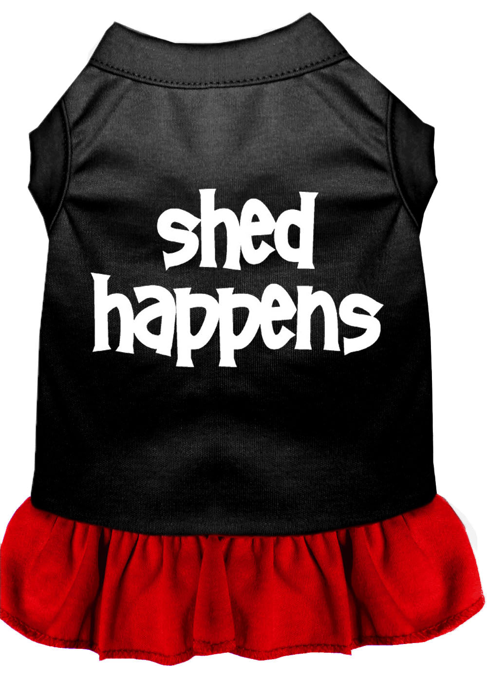 Dog Dress, Pet Dog & Cat Dress Screen Printed, "Shed Happens" - DOGGO'S KING
