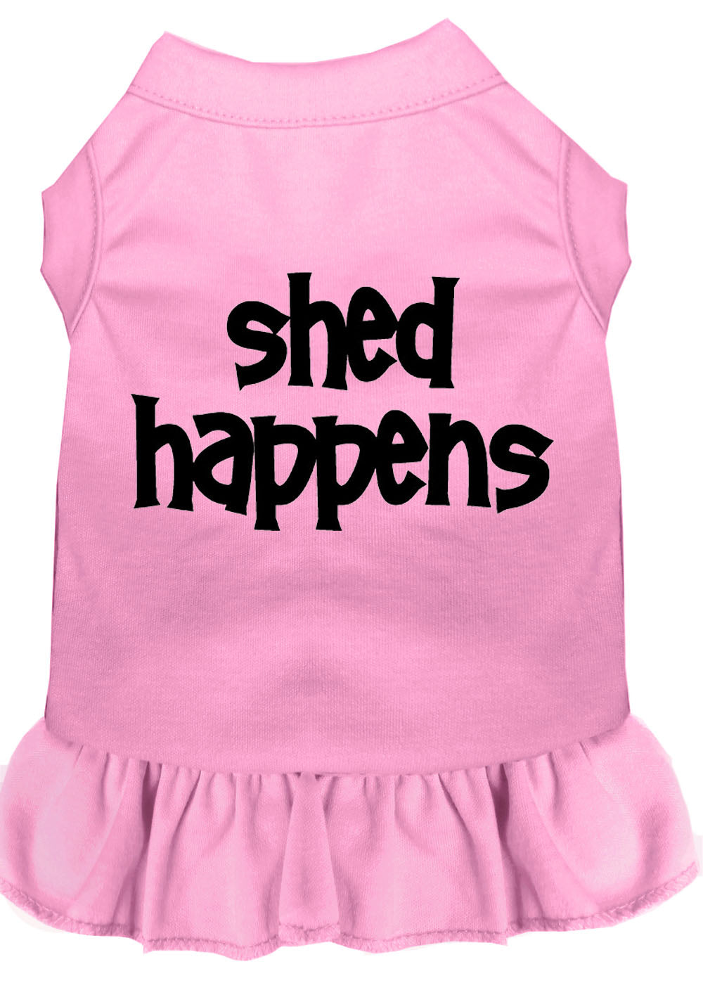 Dog Dress, Pet Dog & Cat Dress Screen Printed, "Shed Happens" - DOGGO'S KING