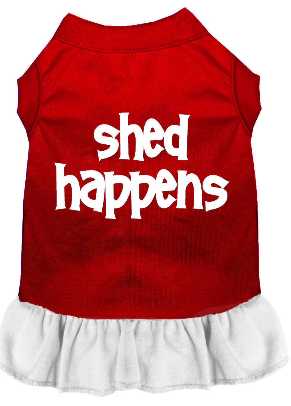 Dog Dress, Pet Dog & Cat Dress Screen Printed, "Shed Happens" - DOGGO'S KING