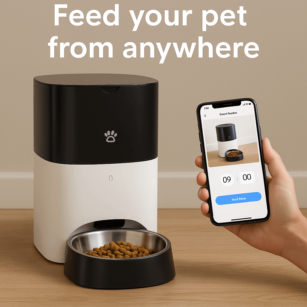 Smart Automatic Dog Feeder – WiFi Enabled | Doggo’s King