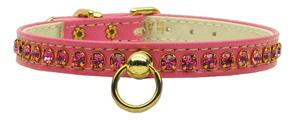 Dog, Puppy & Pet Collar, "Petite Rhinestone" - DOGGO'S KING