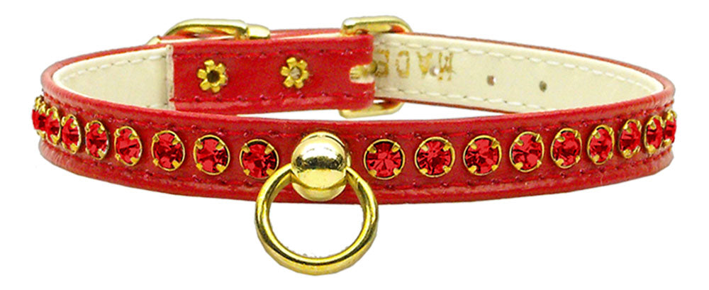 Dog, Puppy & Pet Collar, "Petite Rhinestone" - DOGGO'S KING