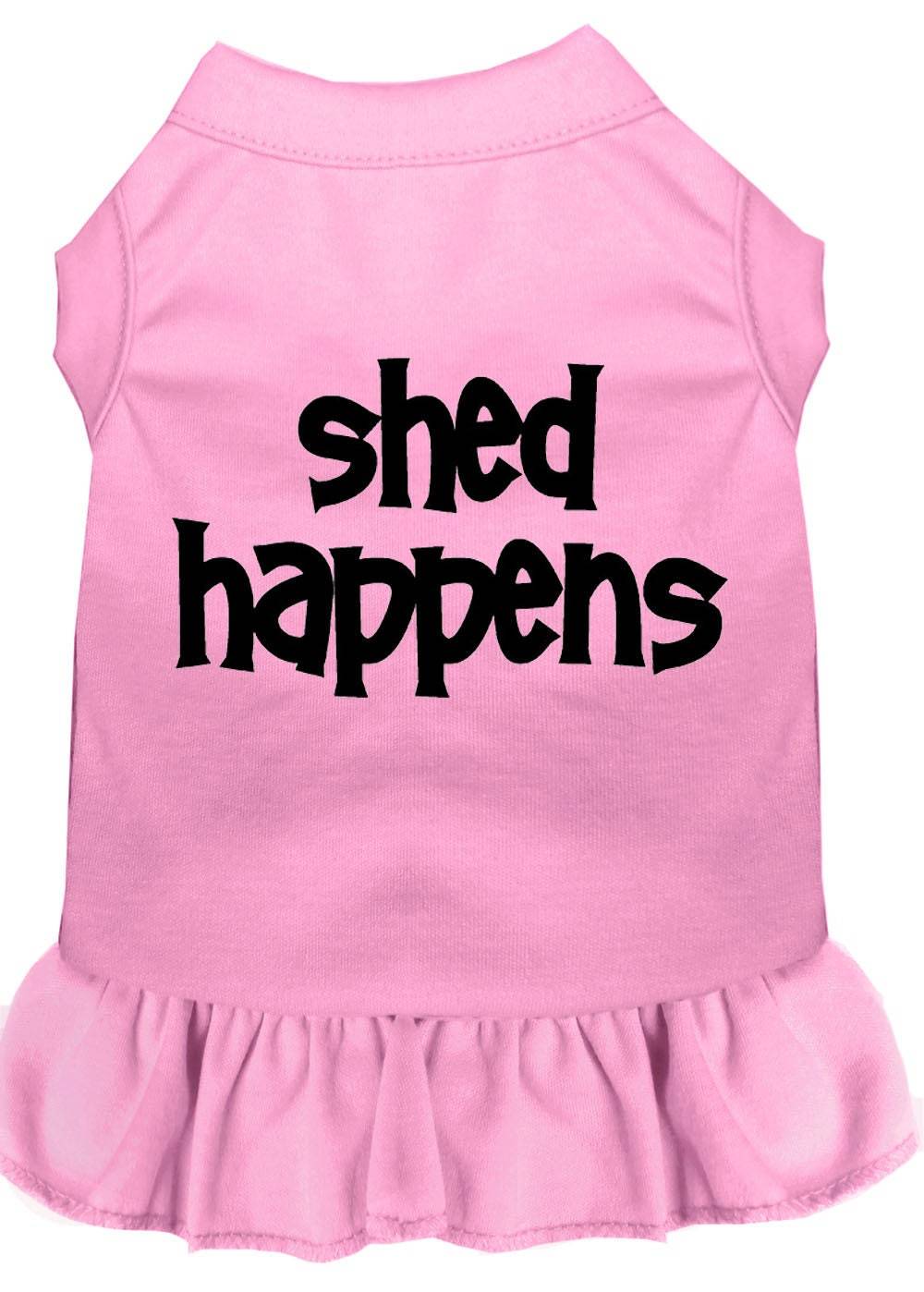 Dog Dress, Pet Dog & Cat Dress Screen Printed, "Shed Happens" - DOGGO'S KING
