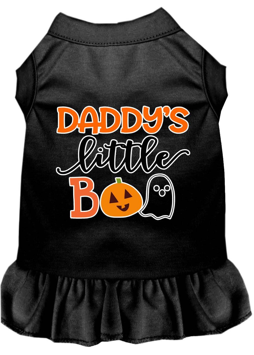 Halloween Pet Dog & Cat Dress Screen Printed, "Daddy's Little Boo" - DOGGO'S KING