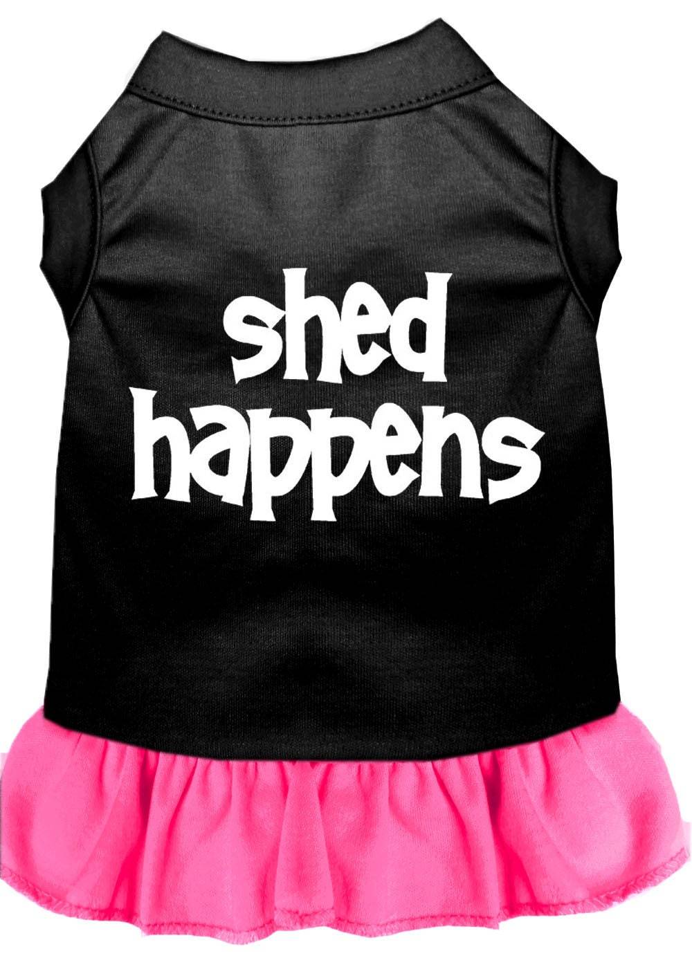 Dog Dress, Pet Dog & Cat Dress Screen Printed, "Shed Happens" - DOGGO'S KING