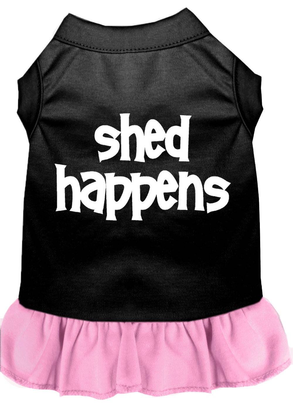 Dog Dress, Pet Dog & Cat Dress Screen Printed, "Shed Happens" - DOGGO'S KING