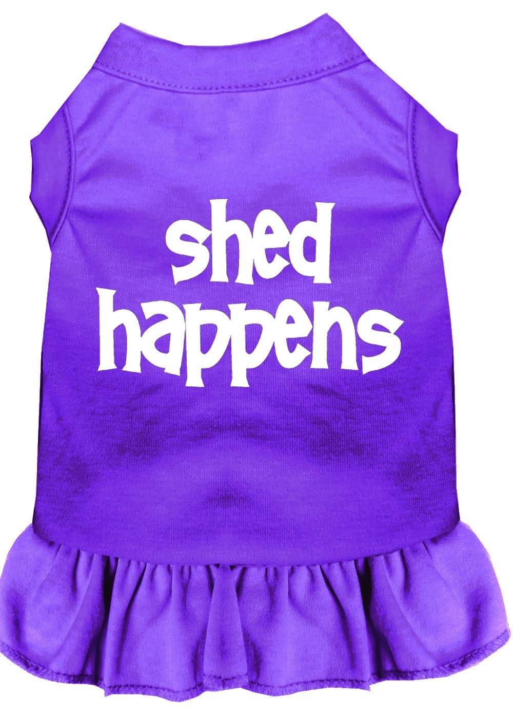 Dog Dress, Pet Dog & Cat Dress Screen Printed, "Shed Happens" - DOGGO'S KING