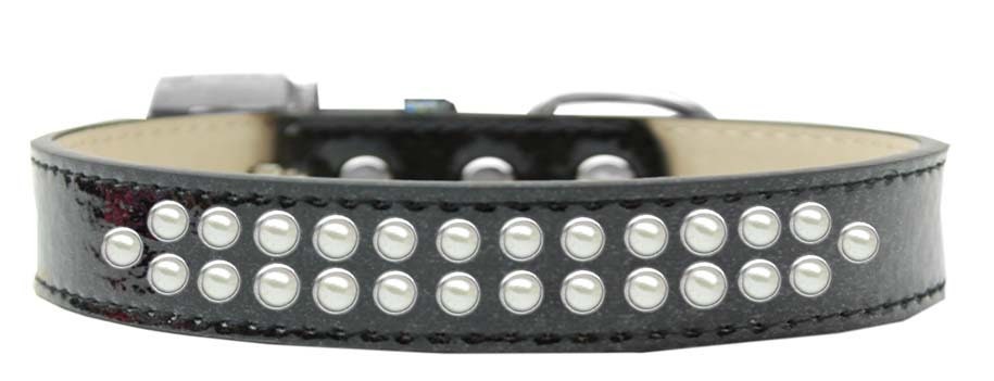 Dog, Puppy & Pet Ice Cream Collar, "Two Row Pearl Rimsets" - DOGGO'S KING