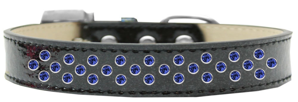 Dog, Puppy & Pet Ice Cream Collar, "Blue Crystal Rimsets Sprinkles" - DOGGO'S KING