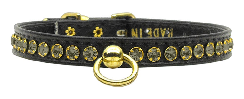 Dog, Puppy & Pet Collar, "Petite Rhinestone" - DOGGO'S KING