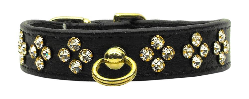 Dog, Puppy & Pet Collar, "Tiara Rhinestone" - DOGGO'S KING
