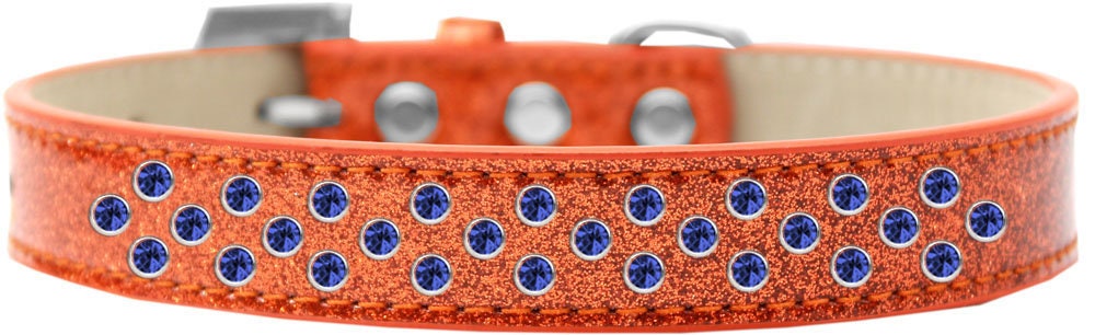 Dog, Puppy & Pet Ice Cream Collar, "Blue Crystal Rimsets Sprinkles" - DOGGO'S KING