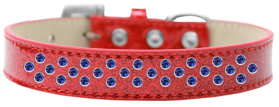 Dog, Puppy & Pet Ice Cream Collar, "Blue Crystal Rimsets Sprinkles" - DOGGO'S KING