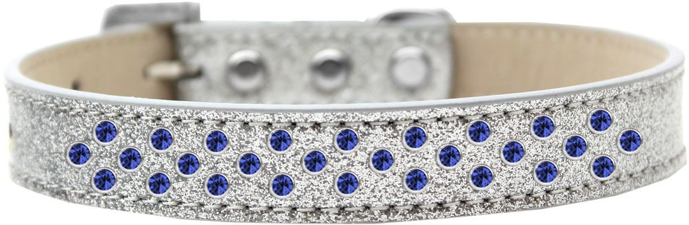 Dog, Puppy & Pet Ice Cream Collar, "Blue Crystal Rimsets Sprinkles" - DOGGO'S KING