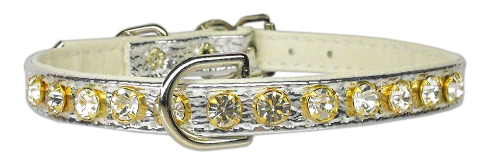 Dog, Puppy & Pet Collar, "#16 Clear Crystal Jewelry Set" - DOGGO'S KING