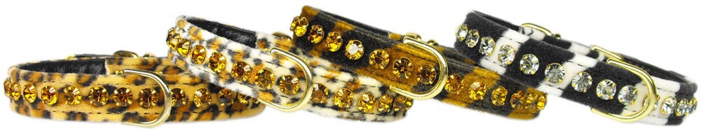 Dog, Puppy and Pet Collar, "Animal Print Tropical Dazzler" - DOGGO'S KING