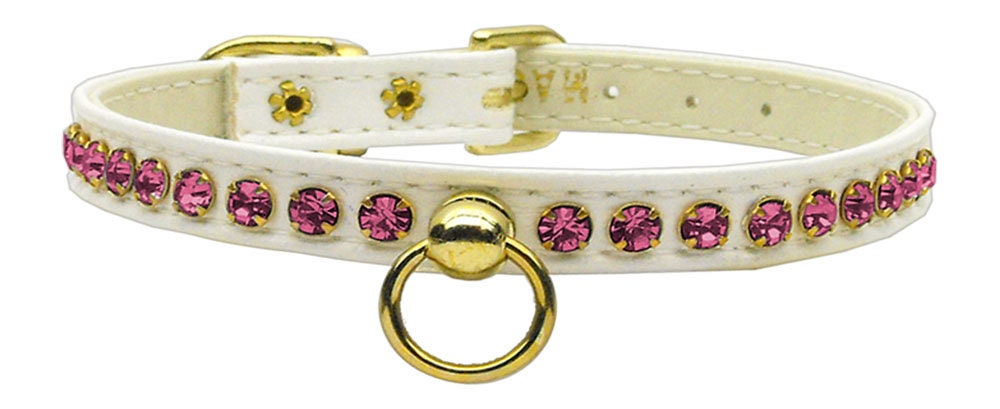 Dog, Puppy & Pet Collar, "Petite Rhinestone" - DOGGO'S KING