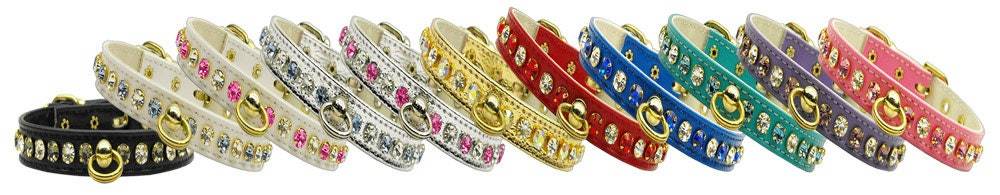 Dog, Puppy & Pet Collar, "Deluxe Rhinestone" - DOGGO'S KING
