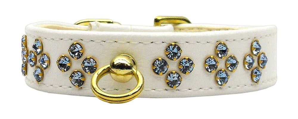 Dog, Puppy & Pet Collar, "Tiara Rhinestone" - DOGGO'S KING