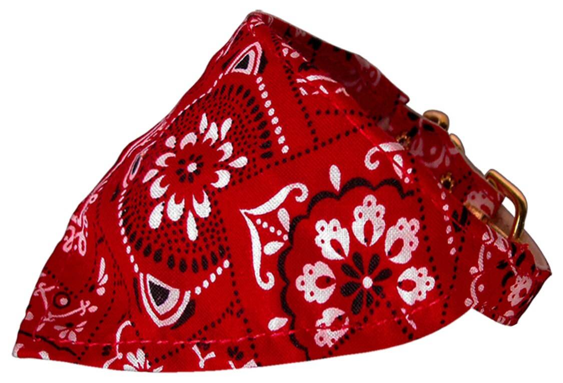 Pet and Dog Bandana Collar, "Western Group" *Choose from: Red Western or Blue Western* - DOGGO'S KING