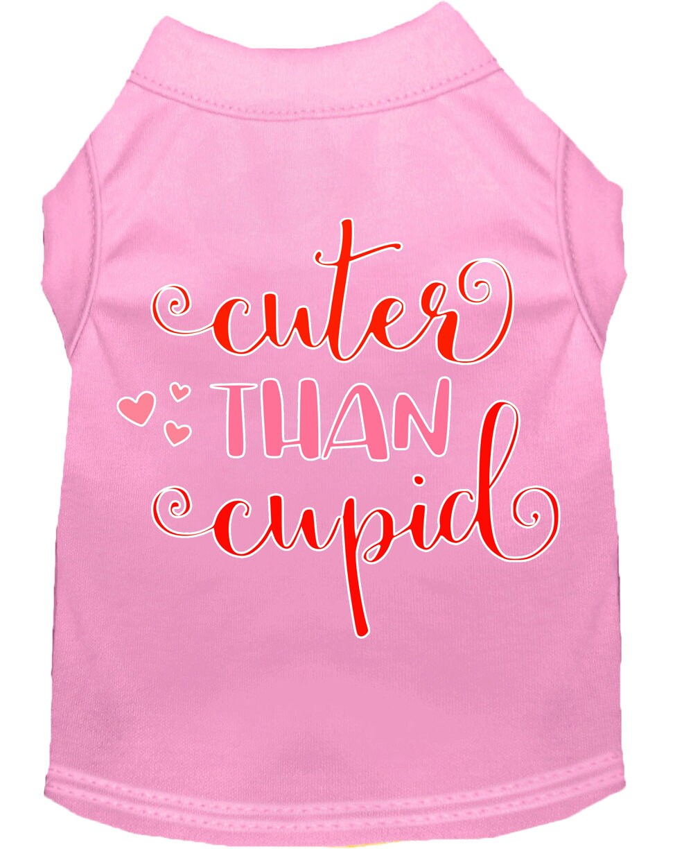 Pet Dog & Cat Shirt Screen Printed, "Cuter Than Cupid"