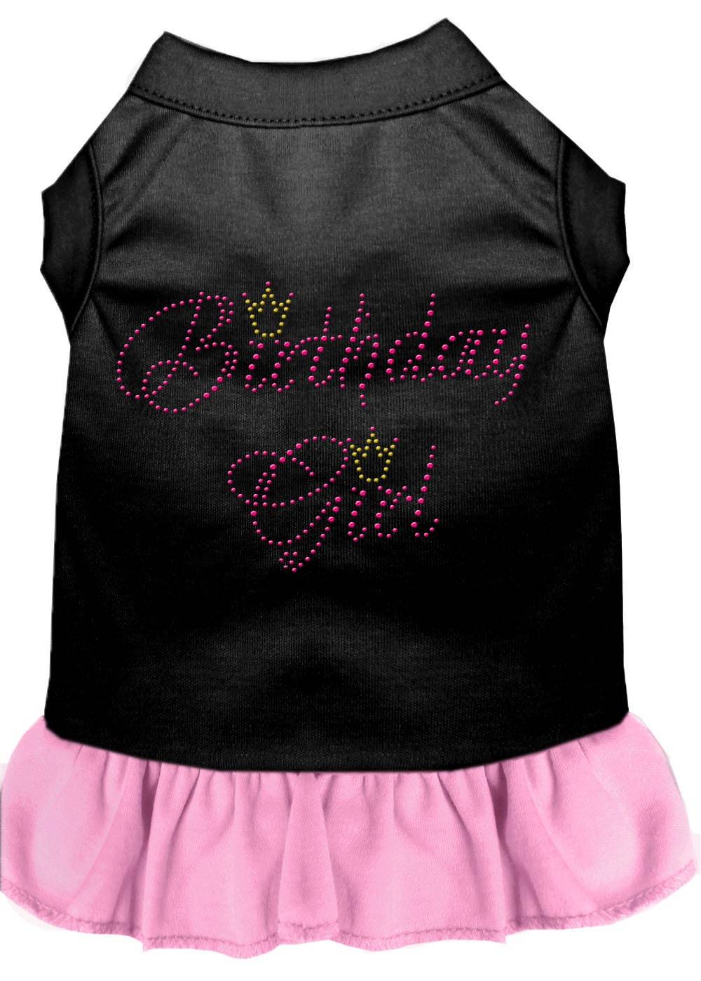 Pet Dog & Cat Dress Rhinestone, "Birthday Girl" - DOGGO'S KING