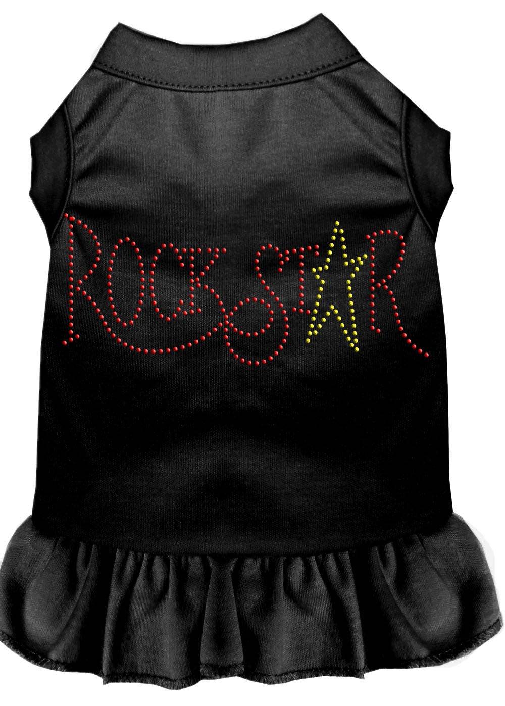 Pet Dog & Cat Dress Rhinestone, "RockStar" - DOGGO'S KING