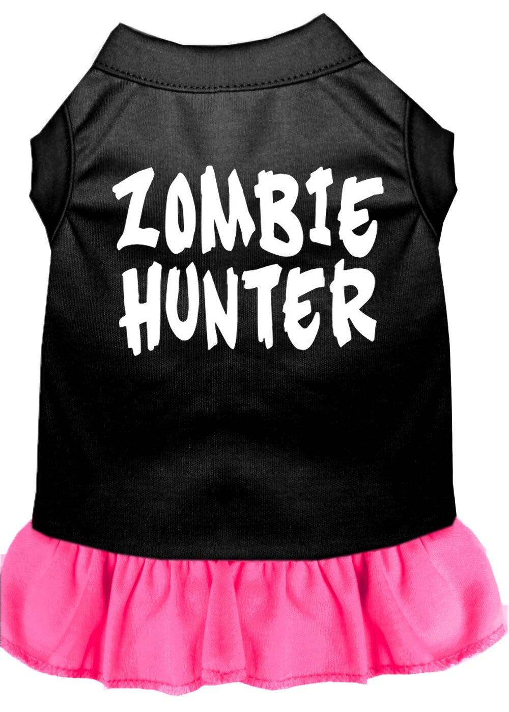 Halloween Pet Dog & Cat Dress Screen Printed, "Zombie Hunter" - DOGGO'S KING