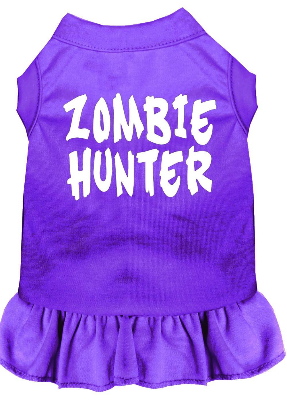 Halloween Pet Dog & Cat Dress Screen Printed, "Zombie Hunter" - DOGGO'S KING