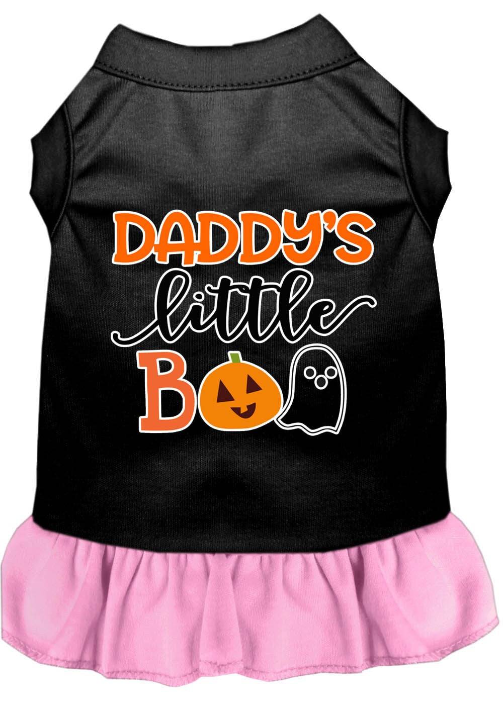 Halloween Pet Dog & Cat Dress Screen Printed, "Daddy's Little Boo" - DOGGO'S KING