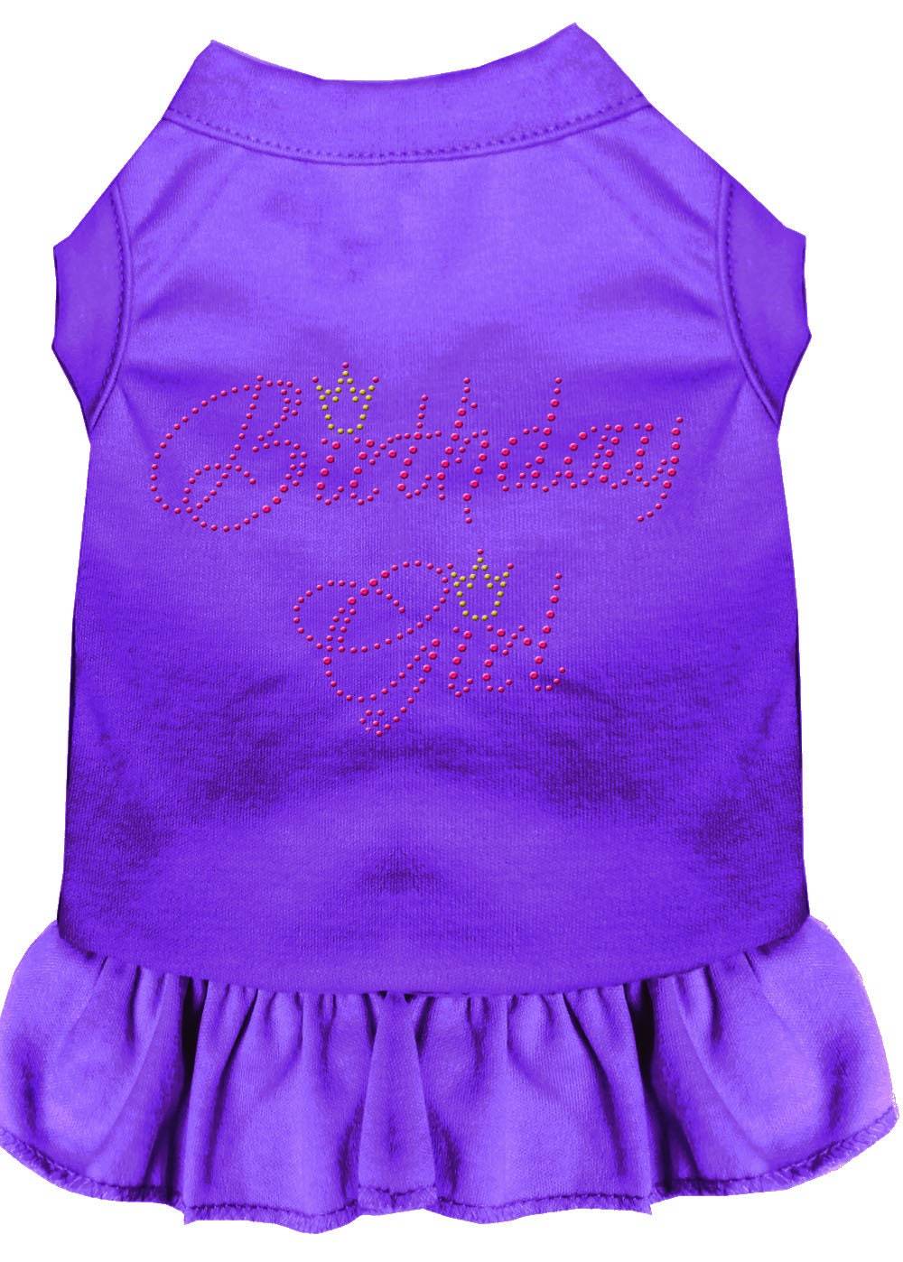 Pet Dog & Cat Dress Rhinestone, "Birthday Girl" - DOGGO'S KING