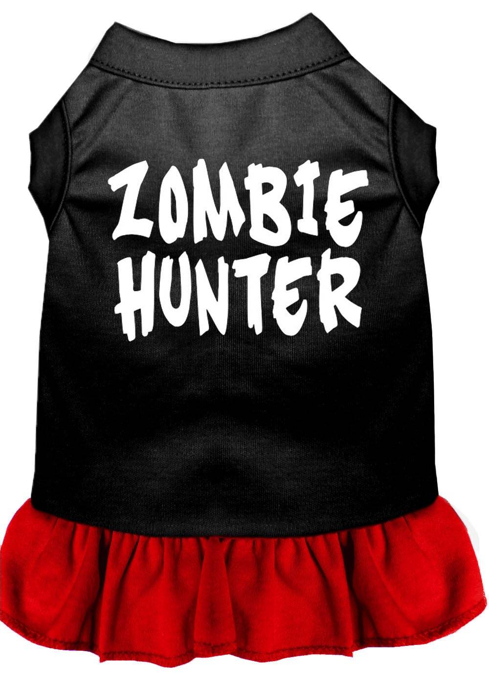 Halloween Pet Dog & Cat Dress Screen Printed, "Zombie Hunter" - DOGGO'S KING