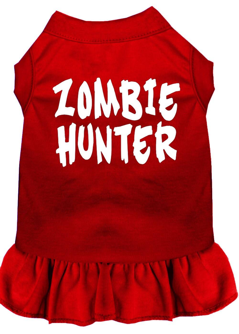 Halloween Pet Dog & Cat Dress Screen Printed, "Zombie Hunter" - DOGGO'S KING