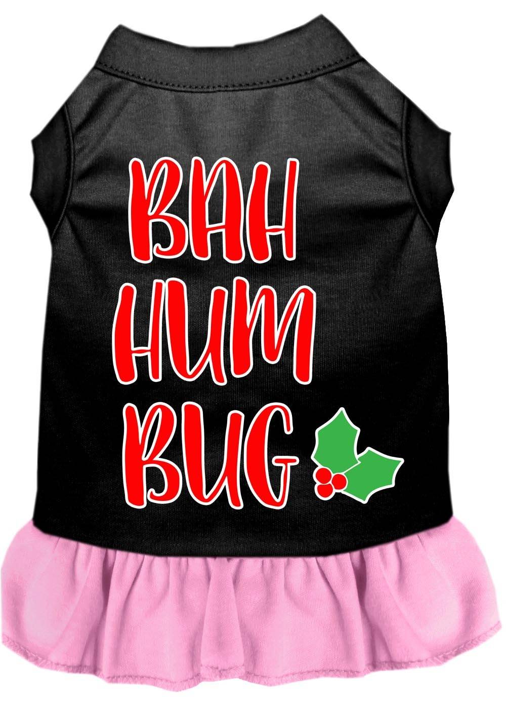 Christmas Pet Dog & Cat Dress Screen Printed, "Bah Humbug" - DOGGO'S KING