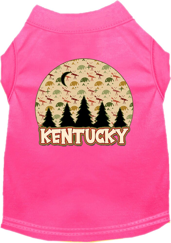 Pet Dog & Cat Screen Printed Shirt for Small to Medium Pets (Sizes XS-XL), "Kentucky Under The Stars"