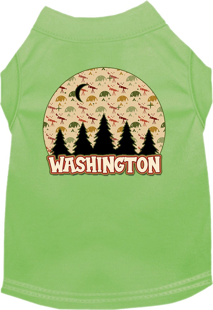 Pet Dog & Cat Screen Printed Shirt for Small to Medium Pets (Sizes XS-XL), "Washington Under The Stars"
