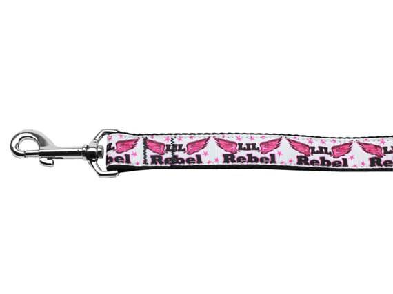 Pet Dog & Cat Nylon Collar or Leash, "Lil Rebel" - DOGGO'S KING