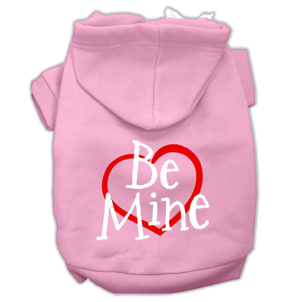 Pet Dog & Cat Hoodie Screen Printed, "Be Mine"