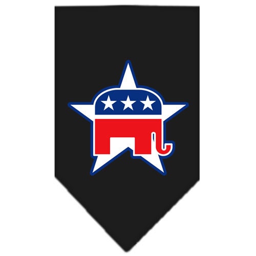 Dog Bandana Screen Printed, "Republican"