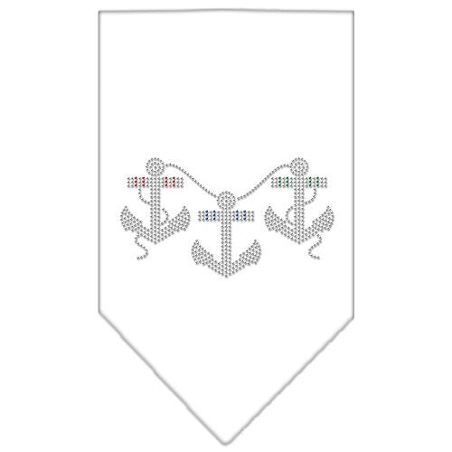 Pet and Dog Bandana Rhinestone, "Anchors"