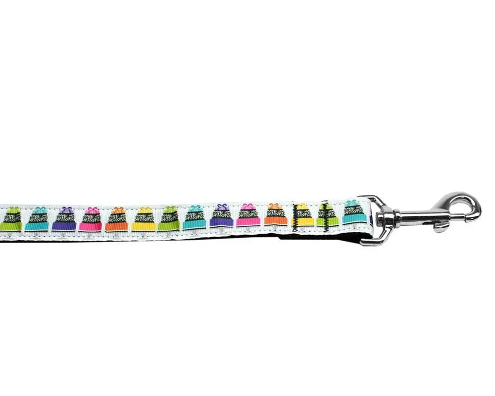 Pet Dog & Cat Nylon Collar or Leash, "Have Your Cake" - DOGGO'S KING