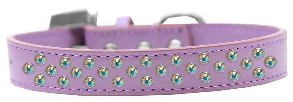 Dog, Puppy & Pet Fashion Collar, "Aurora Borealis Crystal Rimsets Sprinkles"