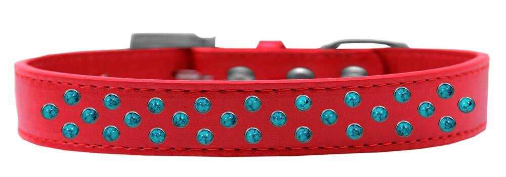 Dog, Puppy & Pet Fashion Collar, "Southwest Turquoise Pearl Rimsets Sprinkles"