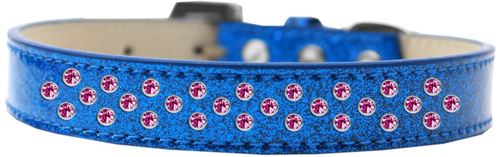 Dog, Puppy & Pet Ice Cream Collar, "Bright Pink Crystal Sprinkles Rimsets"